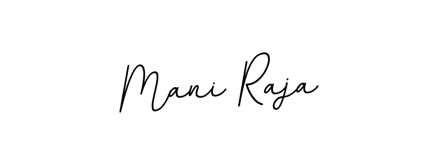 How to make Mani Raja name signature. Use BallpointsItalic-DORy9 style for creating short signs online. This is the latest handwritten sign. Mani Raja signature style 11 images and pictures png