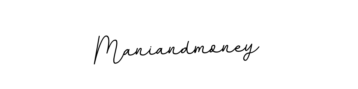 Also we have Maniandmoney name is the best signature style. Create professional handwritten signature collection using BallpointsItalic-DORy9 autograph style. Maniandmoney signature style 11 images and pictures png