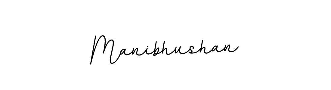 Design your own signature with our free online signature maker. With this signature software, you can create a handwritten (BallpointsItalic-DORy9) signature for name Manibhushan. Manibhushan signature style 11 images and pictures png