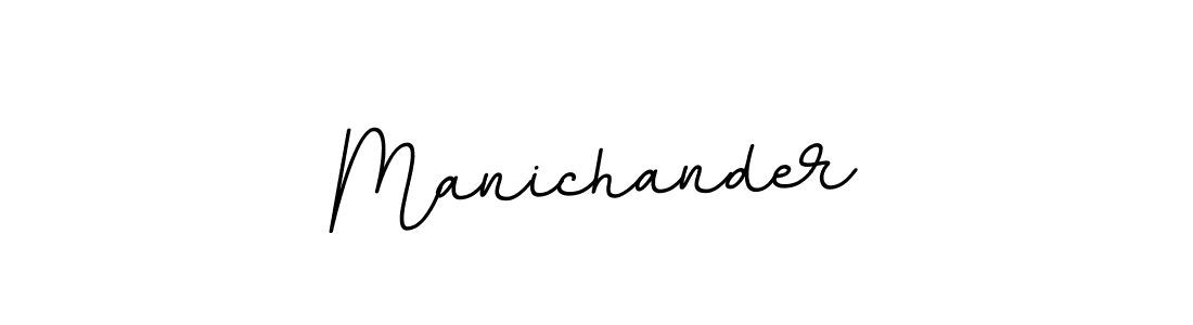 Use a signature maker to create a handwritten signature online. With this signature software, you can design (BallpointsItalic-DORy9) your own signature for name Manichander. Manichander signature style 11 images and pictures png