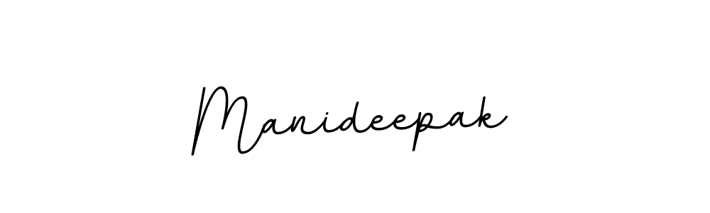 You should practise on your own different ways (BallpointsItalic-DORy9) to write your name (Manideepak) in signature. don't let someone else do it for you. Manideepak signature style 11 images and pictures png