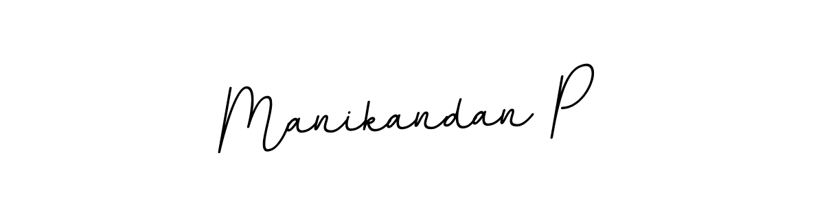 Create a beautiful signature design for name Manikandan P. With this signature (BallpointsItalic-DORy9) fonts, you can make a handwritten signature for free. Manikandan P signature style 11 images and pictures png