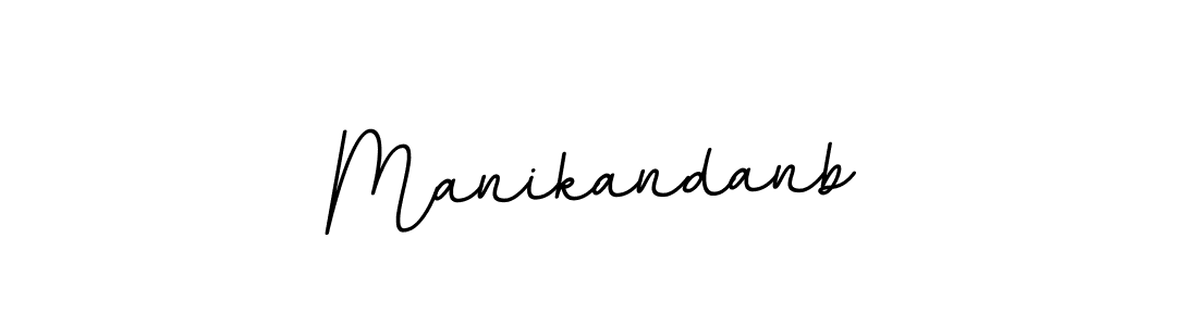 How to make Manikandanb name signature. Use BallpointsItalic-DORy9 style for creating short signs online. This is the latest handwritten sign. Manikandanb signature style 11 images and pictures png