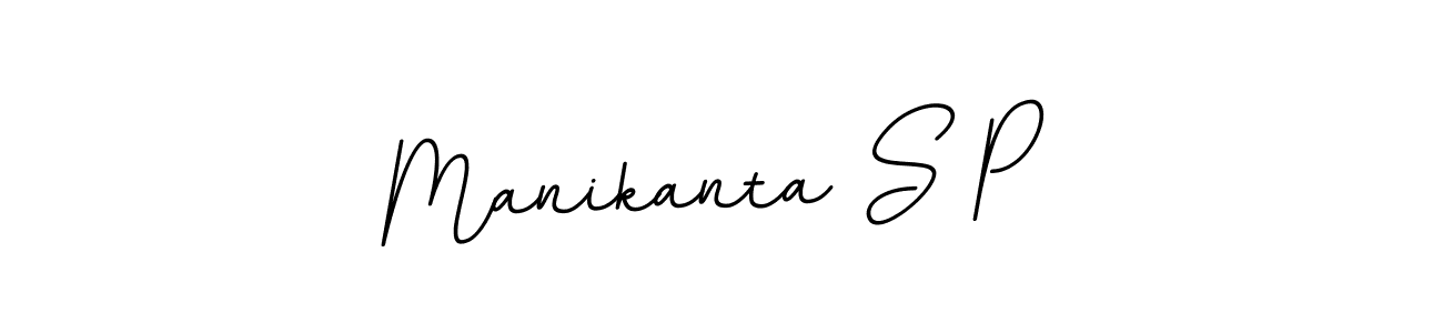 Make a beautiful signature design for name Manikanta S P. With this signature (BallpointsItalic-DORy9) style, you can create a handwritten signature for free. Manikanta S P signature style 11 images and pictures png