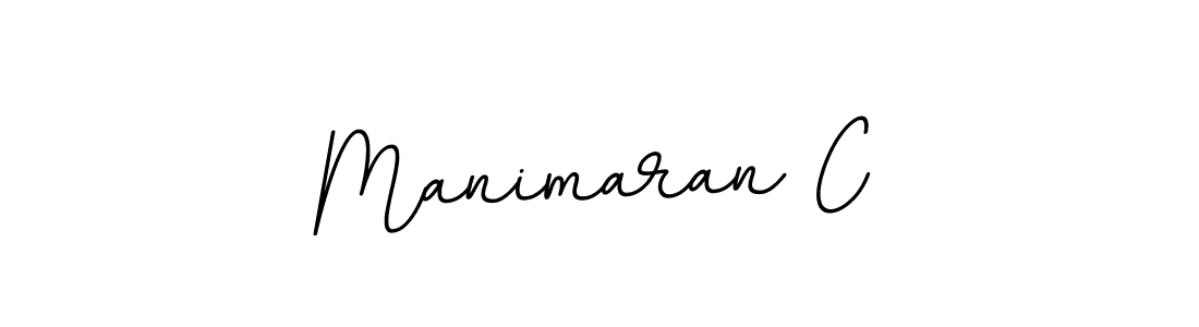 Use a signature maker to create a handwritten signature online. With this signature software, you can design (BallpointsItalic-DORy9) your own signature for name Manimaran C. Manimaran C signature style 11 images and pictures png