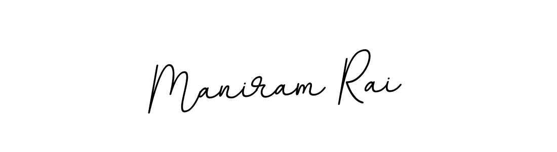 The best way (BallpointsItalic-DORy9) to make a short signature is to pick only two or three words in your name. The name Maniram Rai include a total of six letters. For converting this name. Maniram Rai signature style 11 images and pictures png