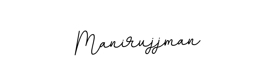 Make a beautiful signature design for name Manirujjman. With this signature (BallpointsItalic-DORy9) style, you can create a handwritten signature for free. Manirujjman signature style 11 images and pictures png