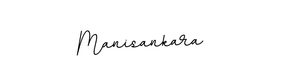 Design your own signature with our free online signature maker. With this signature software, you can create a handwritten (BallpointsItalic-DORy9) signature for name Manisankara. Manisankara signature style 11 images and pictures png