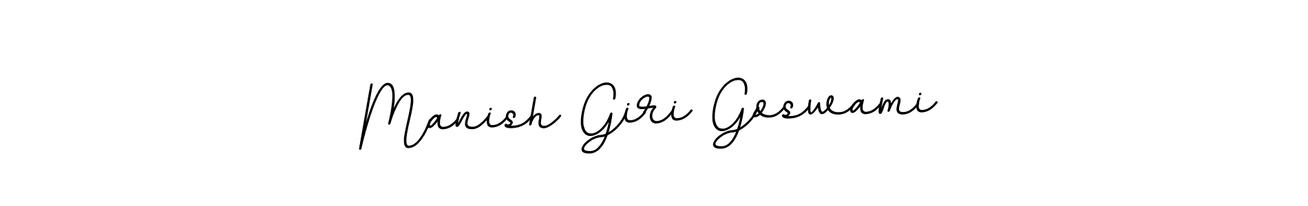 How to Draw Manish Giri Goswami signature style? BallpointsItalic-DORy9 is a latest design signature styles for name Manish Giri Goswami. Manish Giri Goswami signature style 11 images and pictures png