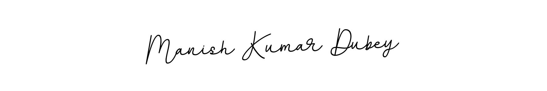 Make a beautiful signature design for name Manish Kumar Dubey. With this signature (BallpointsItalic-DORy9) style, you can create a handwritten signature for free. Manish Kumar Dubey signature style 11 images and pictures png