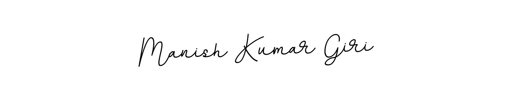 The best way (BallpointsItalic-DORy9) to make a short signature is to pick only two or three words in your name. The name Manish Kumar Giri include a total of six letters. For converting this name. Manish Kumar Giri signature style 11 images and pictures png