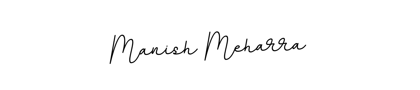 Create a beautiful signature design for name Manish Meharra. With this signature (BallpointsItalic-DORy9) fonts, you can make a handwritten signature for free. Manish Meharra signature style 11 images and pictures png