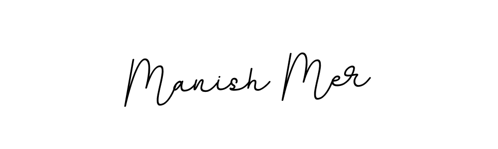 This is the best signature style for the Manish Mer name. Also you like these signature font (BallpointsItalic-DORy9). Mix name signature. Manish Mer signature style 11 images and pictures png