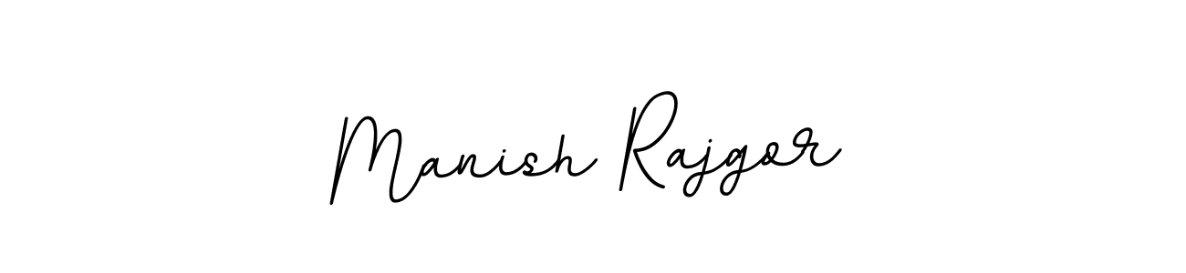 How to make Manish Rajgor name signature. Use BallpointsItalic-DORy9 style for creating short signs online. This is the latest handwritten sign. Manish Rajgor signature style 11 images and pictures png