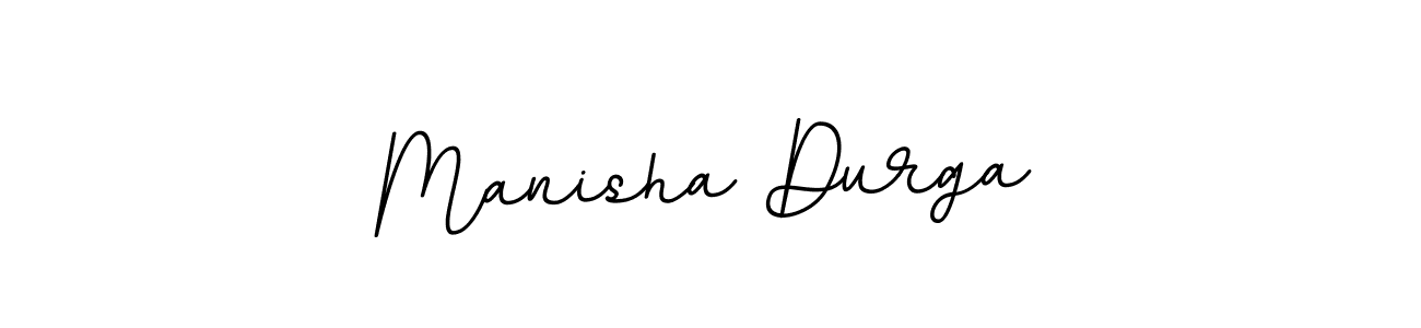 You should practise on your own different ways (BallpointsItalic-DORy9) to write your name (Manisha Durga) in signature. don't let someone else do it for you. Manisha Durga signature style 11 images and pictures png