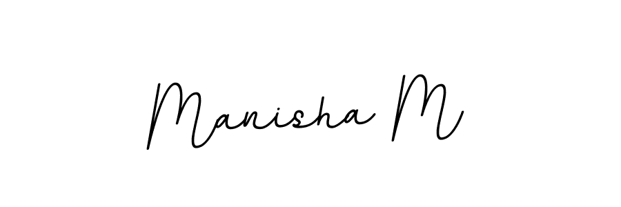if you are searching for the best signature style for your name Manisha M. so please give up your signature search. here we have designed multiple signature styles  using BallpointsItalic-DORy9. Manisha M signature style 11 images and pictures png