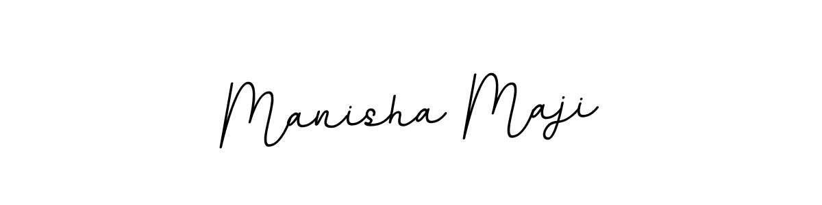 The best way (BallpointsItalic-DORy9) to make a short signature is to pick only two or three words in your name. The name Manisha Maji include a total of six letters. For converting this name. Manisha Maji signature style 11 images and pictures png