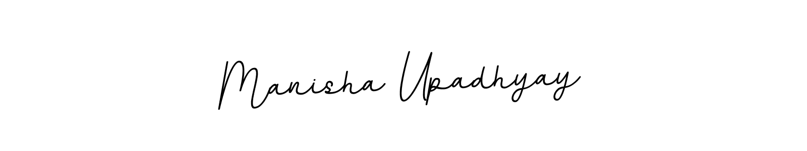 Manisha Upadhyay stylish signature style. Best Handwritten Sign (BallpointsItalic-DORy9) for my name. Handwritten Signature Collection Ideas for my name Manisha Upadhyay. Manisha Upadhyay signature style 11 images and pictures png