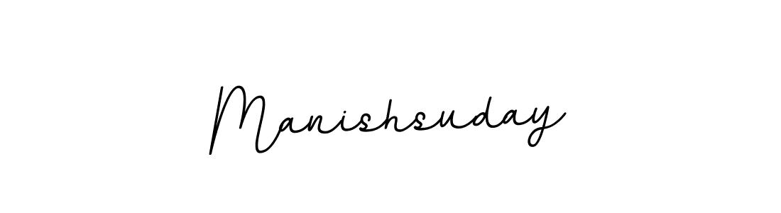 Make a beautiful signature design for name Manishsuday. With this signature (BallpointsItalic-DORy9) style, you can create a handwritten signature for free. Manishsuday signature style 11 images and pictures png
