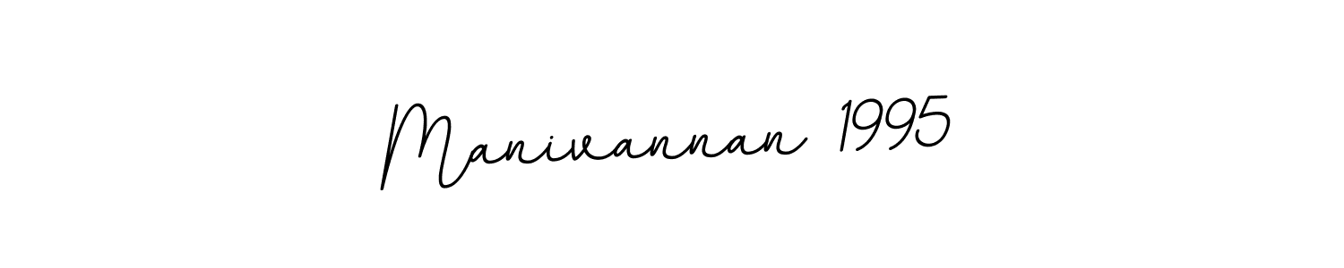 Design your own signature with our free online signature maker. With this signature software, you can create a handwritten (BallpointsItalic-DORy9) signature for name Manivannan 1995. Manivannan 1995 signature style 11 images and pictures png