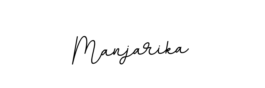 Manjarika stylish signature style. Best Handwritten Sign (BallpointsItalic-DORy9) for my name. Handwritten Signature Collection Ideas for my name Manjarika. Manjarika signature style 11 images and pictures png
