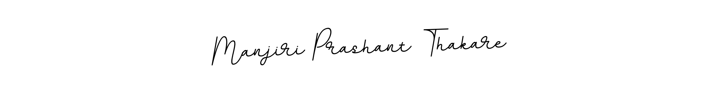 The best way (BallpointsItalic-DORy9) to make a short signature is to pick only two or three words in your name. The name Manjiri Prashant Thakare include a total of six letters. For converting this name. Manjiri Prashant Thakare signature style 11 images and pictures png