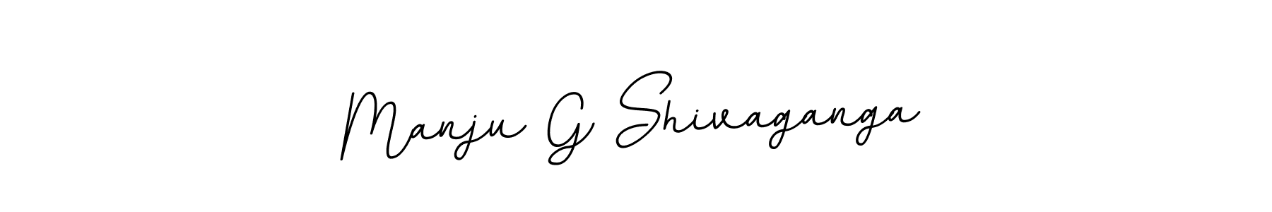 How to make Manju G Shivaganga signature? BallpointsItalic-DORy9 is a professional autograph style. Create handwritten signature for Manju G Shivaganga name. Manju G Shivaganga signature style 11 images and pictures png