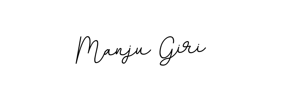 Manju Giri stylish signature style. Best Handwritten Sign (BallpointsItalic-DORy9) for my name. Handwritten Signature Collection Ideas for my name Manju Giri. Manju Giri signature style 11 images and pictures png