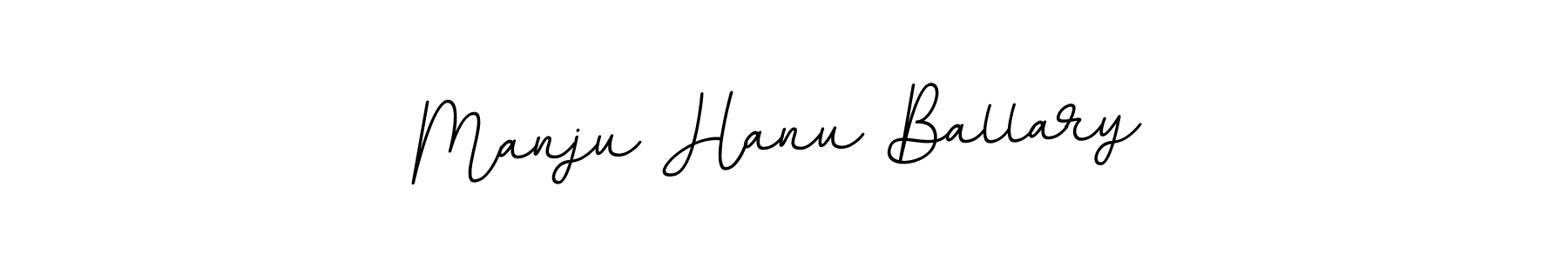 Make a short Manju Hanu Ballary signature style. Manage your documents anywhere anytime using BallpointsItalic-DORy9. Create and add eSignatures, submit forms, share and send files easily. Manju Hanu Ballary signature style 11 images and pictures png