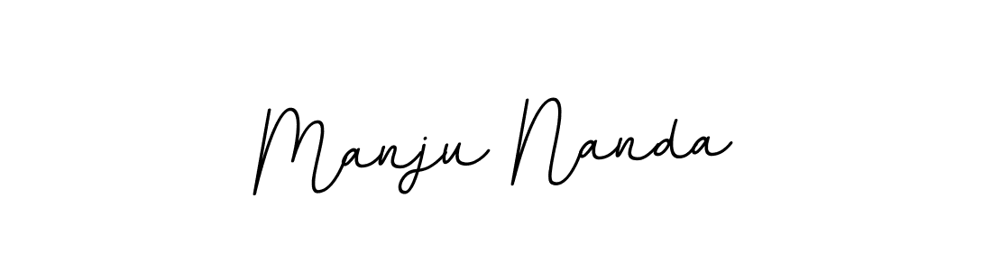 Make a beautiful signature design for name Manju Nanda. Use this online signature maker to create a handwritten signature for free. Manju Nanda signature style 11 images and pictures png