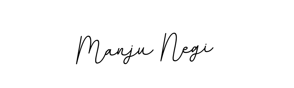 How to make Manju Negi name signature. Use BallpointsItalic-DORy9 style for creating short signs online. This is the latest handwritten sign. Manju Negi signature style 11 images and pictures png