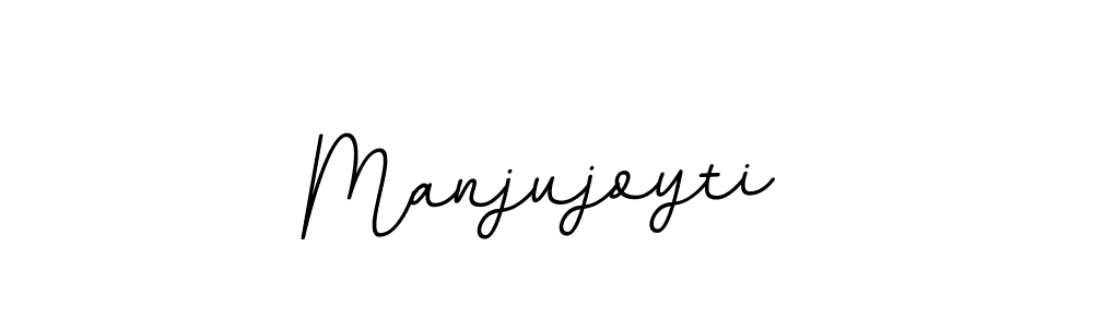 You should practise on your own different ways (BallpointsItalic-DORy9) to write your name (Manjujoyti) in signature. don't let someone else do it for you. Manjujoyti signature style 11 images and pictures png