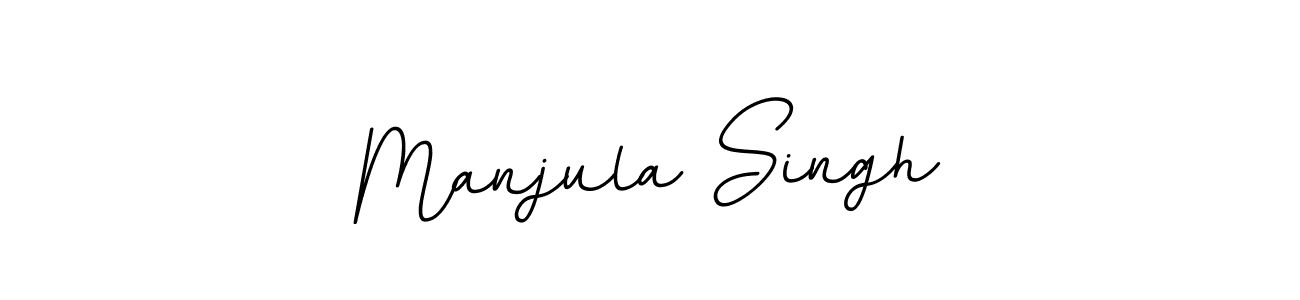Create a beautiful signature design for name Manjula Singh. With this signature (BallpointsItalic-DORy9) fonts, you can make a handwritten signature for free. Manjula Singh signature style 11 images and pictures png