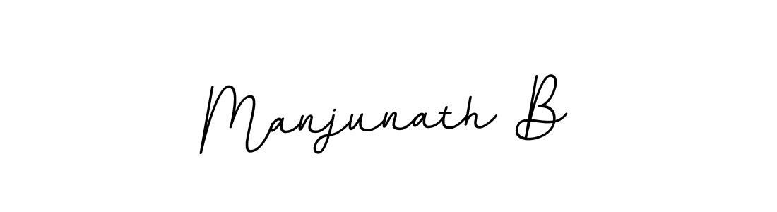 Create a beautiful signature design for name Manjunath B. With this signature (BallpointsItalic-DORy9) fonts, you can make a handwritten signature for free. Manjunath B signature style 11 images and pictures png