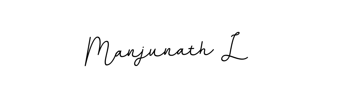 Design your own signature with our free online signature maker. With this signature software, you can create a handwritten (BallpointsItalic-DORy9) signature for name Manjunath L. Manjunath L signature style 11 images and pictures png