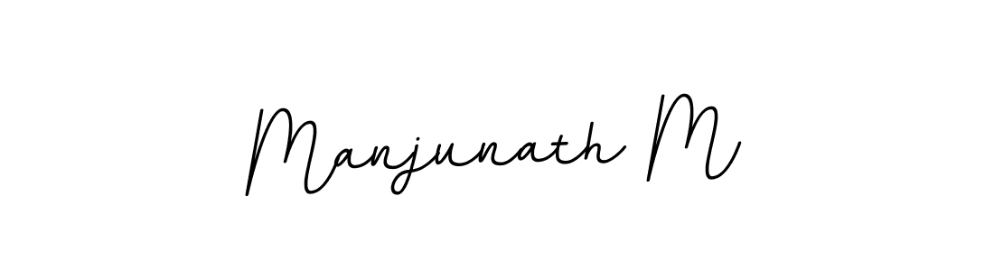 Create a beautiful signature design for name Manjunath M. With this signature (BallpointsItalic-DORy9) fonts, you can make a handwritten signature for free. Manjunath M signature style 11 images and pictures png