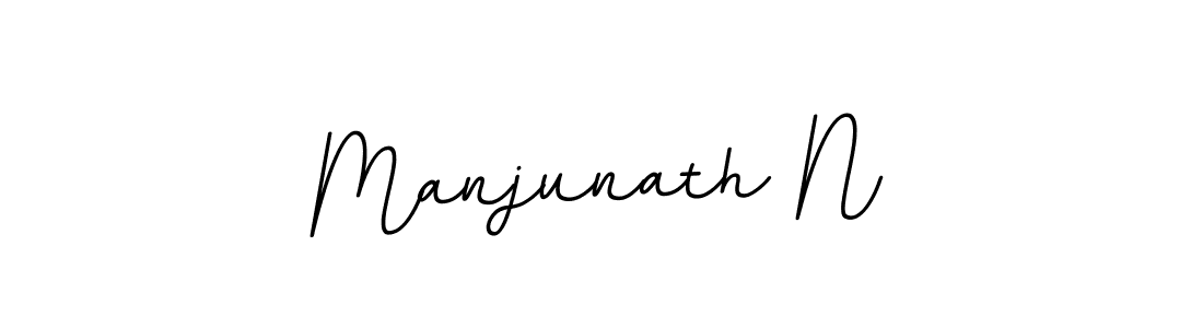 Create a beautiful signature design for name Manjunath N. With this signature (BallpointsItalic-DORy9) fonts, you can make a handwritten signature for free. Manjunath N signature style 11 images and pictures png