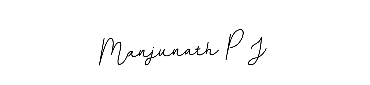 Manjunath P J stylish signature style. Best Handwritten Sign (BallpointsItalic-DORy9) for my name. Handwritten Signature Collection Ideas for my name Manjunath P J. Manjunath P J signature style 11 images and pictures png