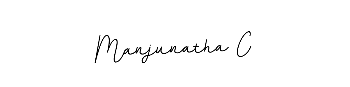 Use a signature maker to create a handwritten signature online. With this signature software, you can design (BallpointsItalic-DORy9) your own signature for name Manjunatha C. Manjunatha C signature style 11 images and pictures png