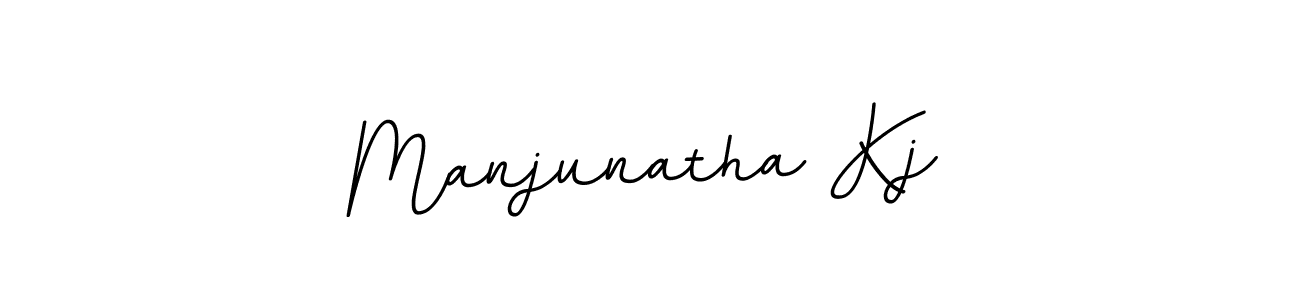 Make a beautiful signature design for name Manjunatha Kj. With this signature (BallpointsItalic-DORy9) style, you can create a handwritten signature for free. Manjunatha Kj signature style 11 images and pictures png