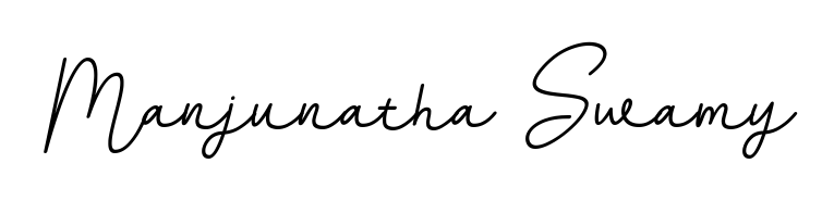 The BallpointsItalic-DORy9 signature style provides a bold statement for name Manjunatha Swamy. Designed for business owners, executives, and leaders. Manjunatha Swamy signature style 11 images and pictures png