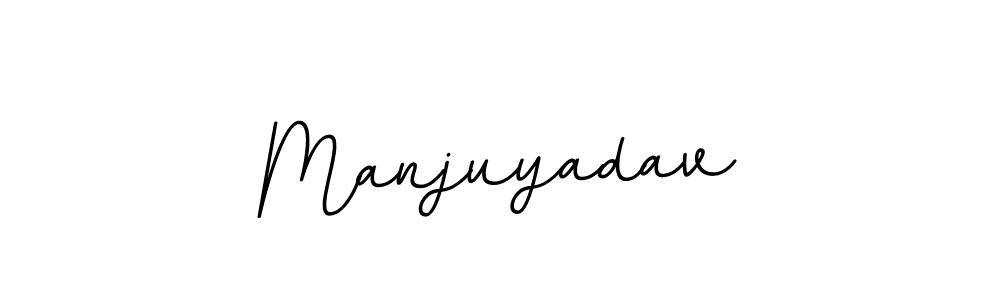 It looks lik you need a new signature style for name Manjuyadav. Design unique handwritten (BallpointsItalic-DORy9) signature with our free signature maker in just a few clicks. Manjuyadav signature style 11 images and pictures png