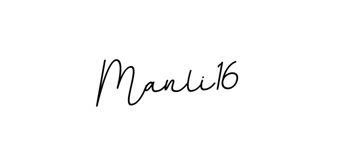 The best way (BallpointsItalic-DORy9) to make a short signature is to pick only two or three words in your name. The name Manli16 include a total of six letters. For converting this name. Manli16 signature style 11 images and pictures png