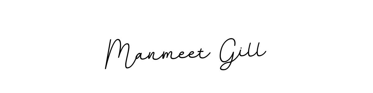 This is the best signature style for the Manmeet Gill name. Also you like these signature font (BallpointsItalic-DORy9). Mix name signature. Manmeet Gill signature style 11 images and pictures png