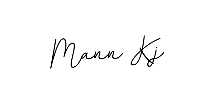 The best way (BallpointsItalic-DORy9) to make a short signature is to pick only two or three words in your name. The name Mann Kj include a total of six letters. For converting this name. Mann Kj signature style 11 images and pictures png