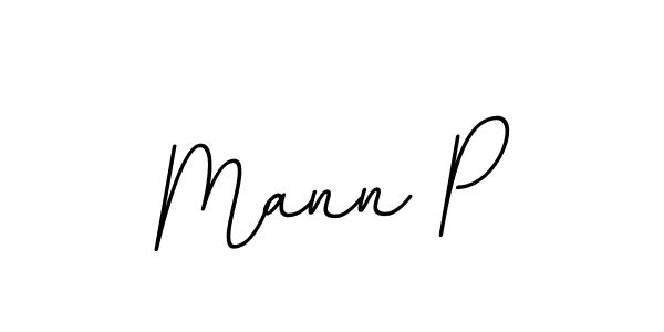 Mann P stylish signature style. Best Handwritten Sign (BallpointsItalic-DORy9) for my name. Handwritten Signature Collection Ideas for my name Mann P. Mann P signature style 11 images and pictures png