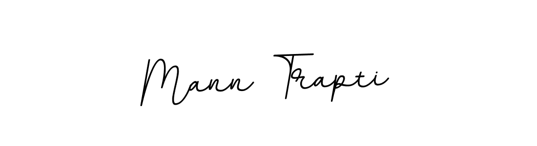How to make Mann Trapti name signature. Use BallpointsItalic-DORy9 style for creating short signs online. This is the latest handwritten sign. Mann Trapti signature style 11 images and pictures png