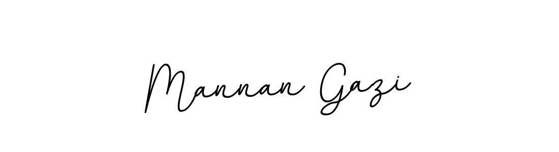 How to make Mannan Gazi signature? BallpointsItalic-DORy9 is a professional autograph style. Create handwritten signature for Mannan Gazi name. Mannan Gazi signature style 11 images and pictures png