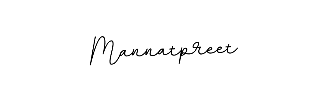 Design your own signature with our free online signature maker. With this signature software, you can create a handwritten (BallpointsItalic-DORy9) signature for name Mannatpreet. Mannatpreet signature style 11 images and pictures png
