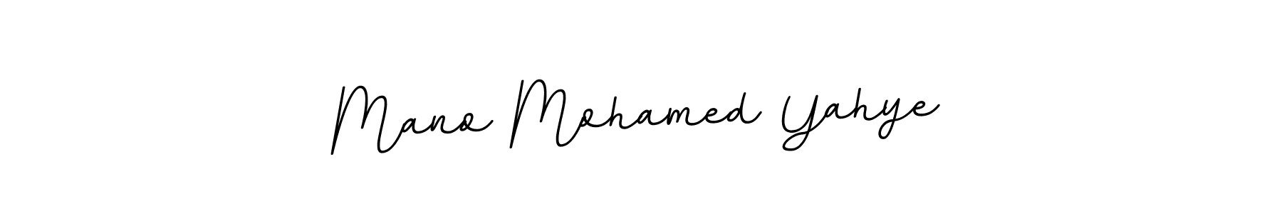 It looks lik you need a new signature style for name Mano Mohamed Yahye. Design unique handwritten (BallpointsItalic-DORy9) signature with our free signature maker in just a few clicks. Mano Mohamed Yahye signature style 11 images and pictures png